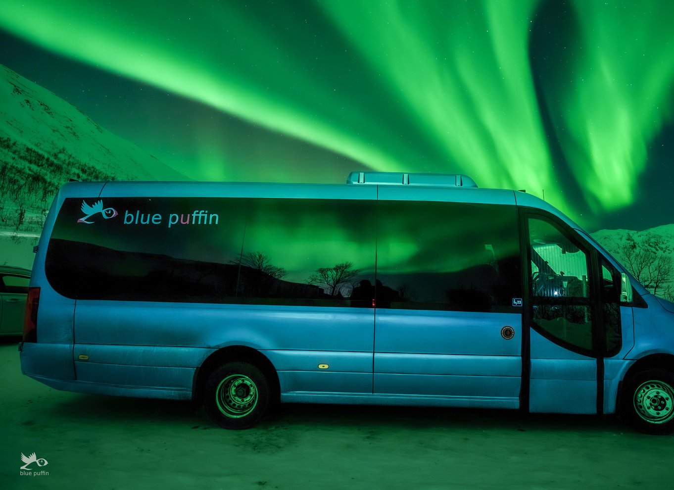 Tromsø: Nordlys i minibus med gratis fotos og et varmt måltid