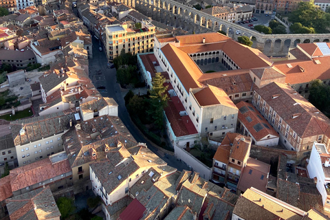 Segovia: Hot-air balloon ride with cava toast
