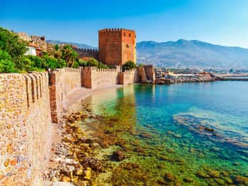Ab Alanya: Sightseeing Halbtagestour Stadtführung mit Seilbahn