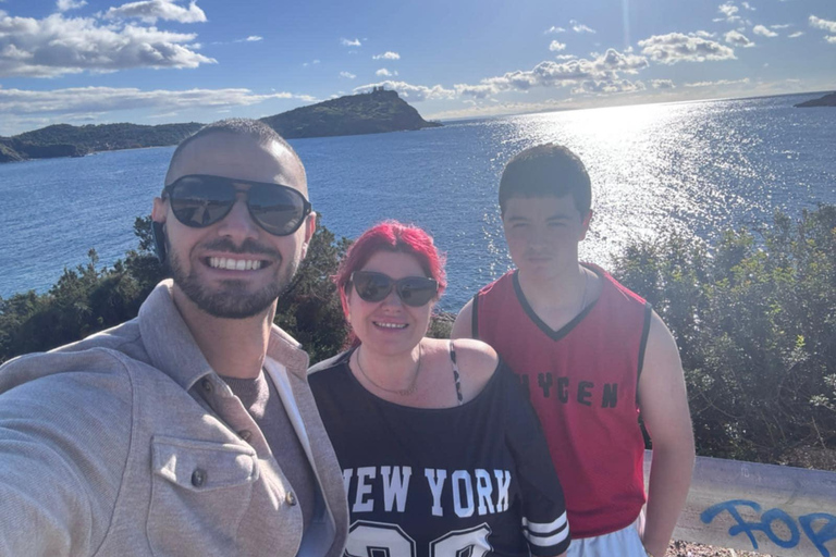 Lake Vouliagmeni Thermal Spa and Lycabettus Panoramic Sunset Sunset Tour