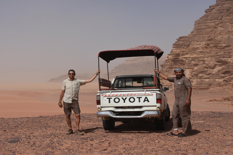Wadi Rum: Private Jeep Tour & Umm Addami Mountain (Full Day)