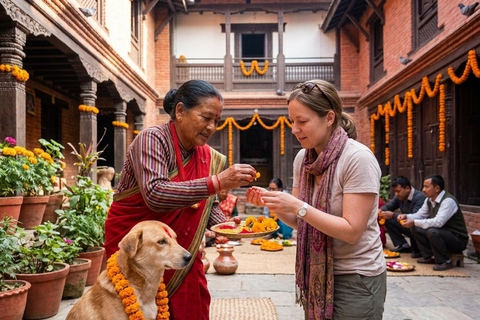 Kathmandu: Make a Marigold Garland & Celebrate Kukur Tihar