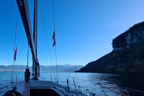 Évian: Sailing excursion on Lake Geneva Evian: Sailing excursion on Lake Geneva
