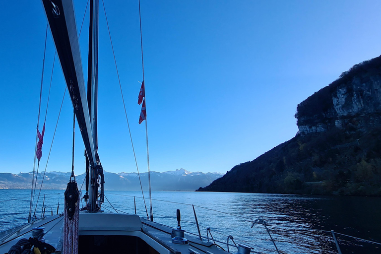 Évian: Sailing excursion on Lake Geneva Evian: Sailing excursion on Lake Geneva