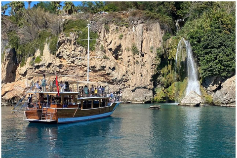 Belek: Antalya City Tour w/Boat Trip, Waterfall & Cable Car City Tour With Waterfalls&Lunch