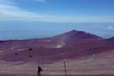 Trek to the summit of Mount Etna (3,350 m) with drone video etna summit craters hike