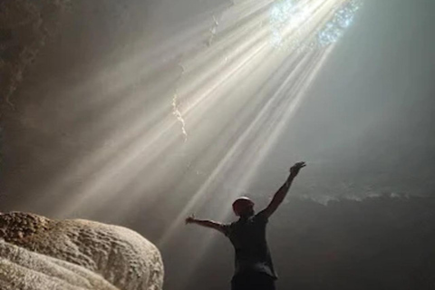 Sunrise at Nglanggeran Volcano, Jomblang Cave & Timang Tour