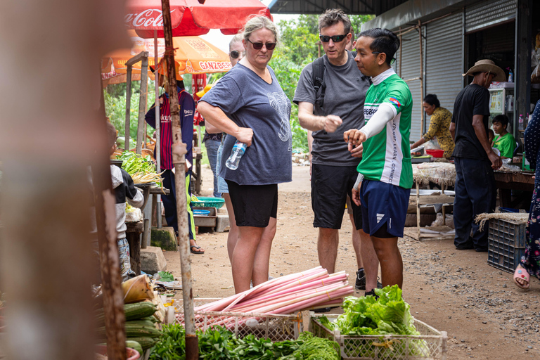 Phnom Penh: Silk Island Bike Tour & Evening Foodie Full-Day Haft Day: Evening Food Tour