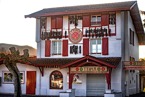Excursion to the villages of the French Basque Pyrenees: Espelette, Ainhoa, and Sare Spanish tour from Bilbao
