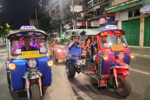 Tour di Bangkok in Tuk Tuk con servizio di prelievo in hotel e cena