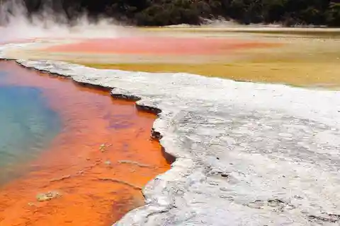 De Rotorua WAI-O-TAPU + Lady Knox Geyser + Mud Pool Combo