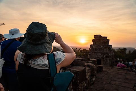 Siem Reap: Angkor Wat Sunset Full-Day Tour Include Lunch Tuk Tuk Only Option - No Guide