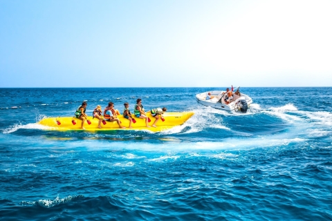 Hurghada: Snorkel, nurkowanie, Parasail i Orange Island z lunchem