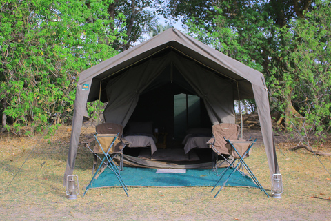 Salines et delta : Circuit avec safaris, mokoro &amp; excursion en bateau.