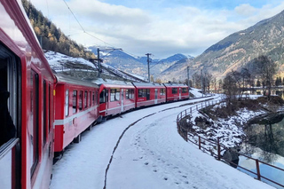 From Milan: Bernina Train, Swiss Alps & St. Moritz Day Trip