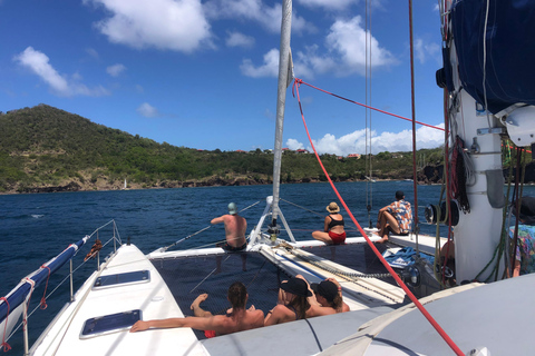 Guadeloupe:half Day on catamaran les Saintes, terre de haut
