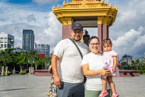 Phnom Penh: Walking Tour, Food Tour & Sunset Cruise