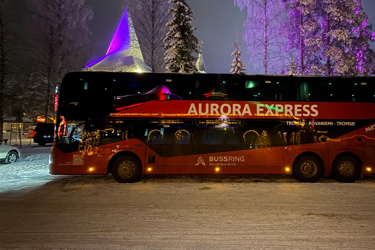 Tromsø-Rovaniemi: Aurora Express Night Bus Aurora Express Nightliner from Rovaniemi to Tromsø