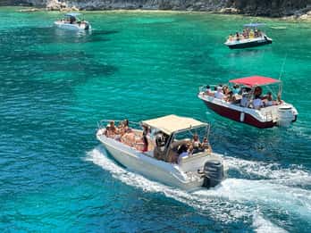 Sarandë: Ionian Coast Hidden Beaches and Caves Boat Tour
