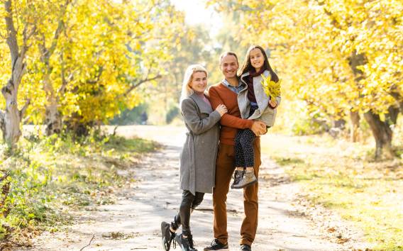 London: Privates Herbst-Park-Fotoshooting