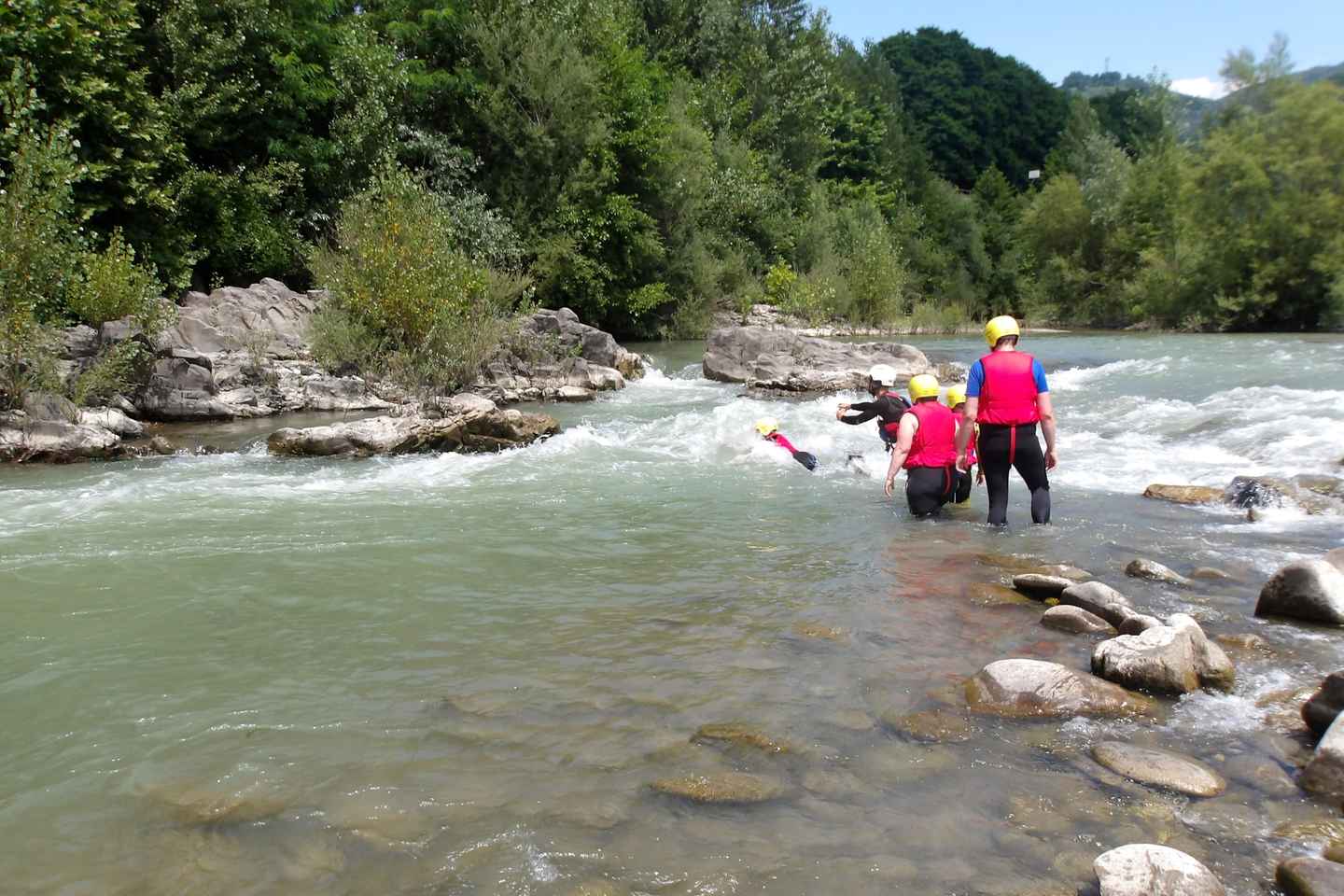 Lucca : Rafting doux en famille
