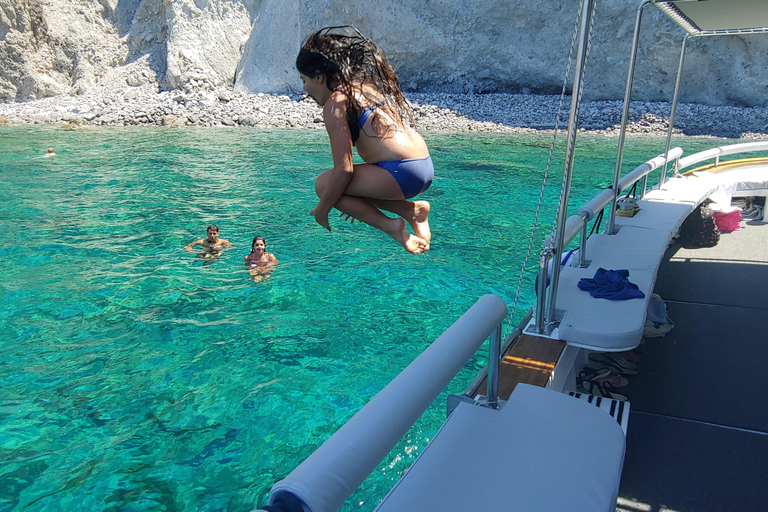 Antiparos & Despotiko Kaiki Cruise — Coves, Swim & BBQ