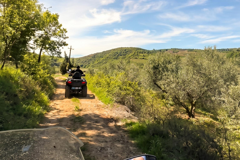 ATV in the hills and sea of Golem, Durres