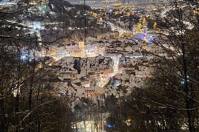 Brașov: Night Hike to the Brașov Sign with Guide