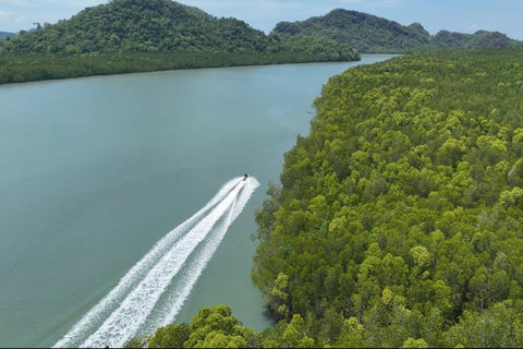 Gold Package Mangrove Jet Ski Tour Free Drone Video Double Rider Jet ski Option