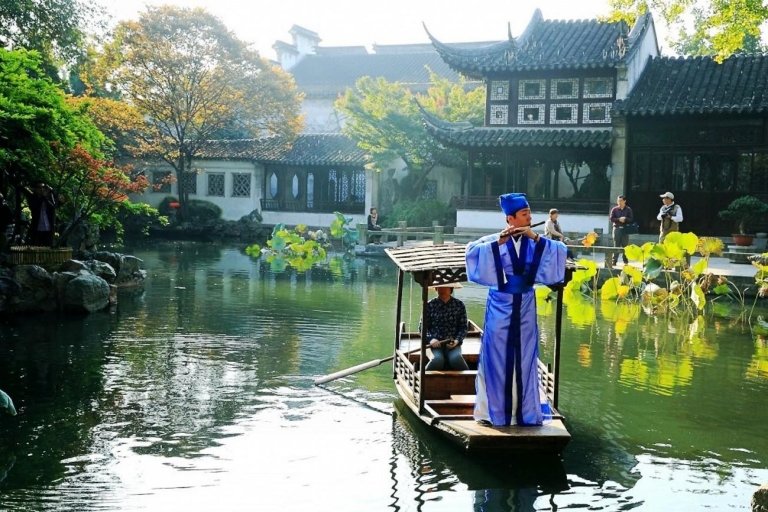 Suzhou Private geführte Tagestour ab Shanghai mit dem HochgeschwindigkeitszugAll Inclusive Private Tour
