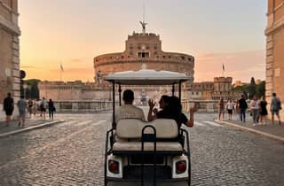 Rom: 6-stündige private Grand Tour im Golf Cart mit typischem Mittag- oder Abendessen