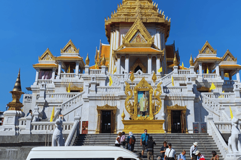 Bangkok: Halbtagestour mit geführter Stadtführung und Tempeln