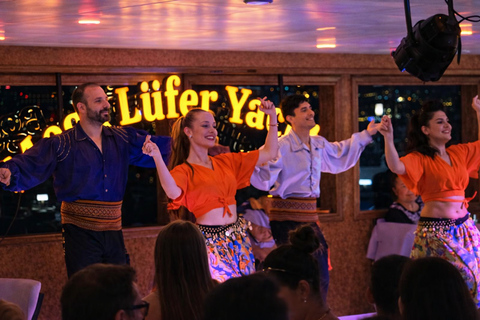Istanbul: Bosphorus Dinner Cruise with Live Entertainment Bosphorus Dinner Cruise, Soft Drink w/ Transfer