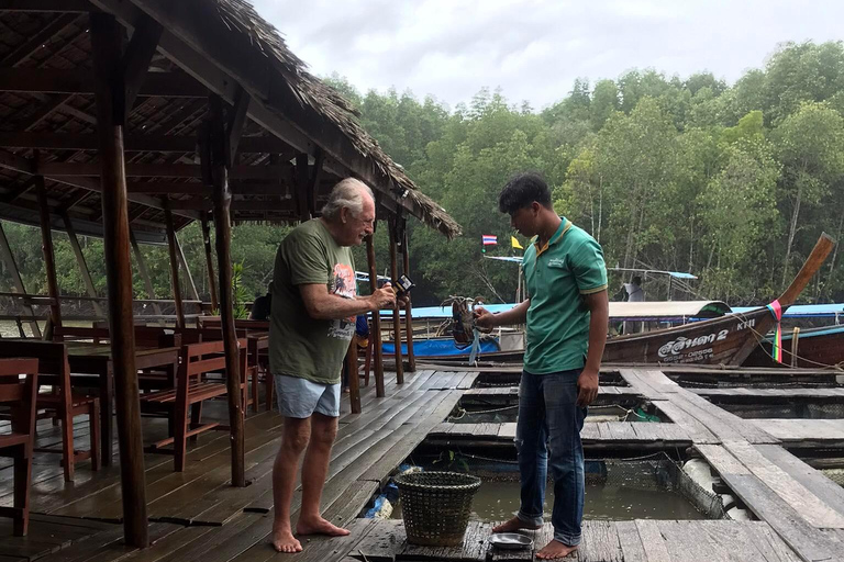 Krabi: Halvdagstur med mangrovebåt och Khao Khanap Nam-grottan