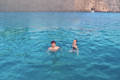 Comino Splash &amp; Dash: Tour privato in barca della laguna blu/cristallinaDa Mgarr/Cirkewwa: Tour privato in barca della laguna blu/cristallina