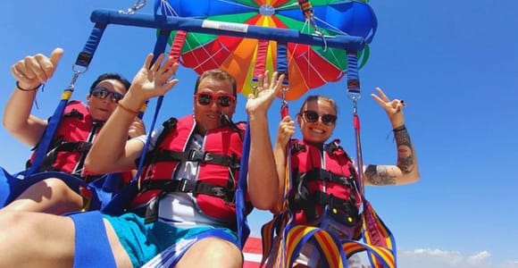 Montego Bay: Parasailing Adventure with Coastal Views