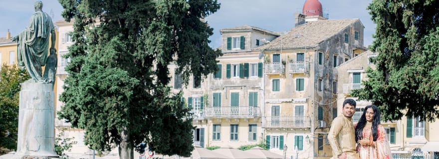 Photoshoot dans la vieille ville de Corfou