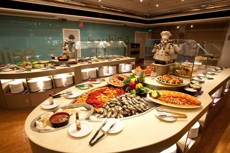 Hong Kong: Night Cruise & Buffet Dinner with Hotel Pickup