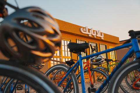 Biking in King Khalid Royal reserve