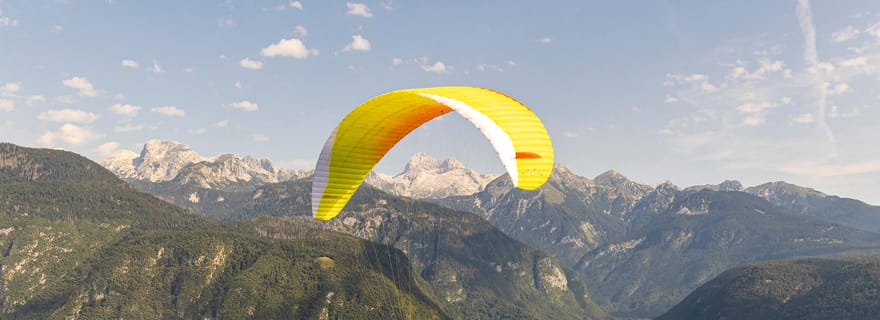 Bohinj : vol en parapente biplace avec vue sur le Triglav