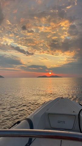 Vlore: Golden Coast Sunset Boat Tour to Haxhi Ali Cave