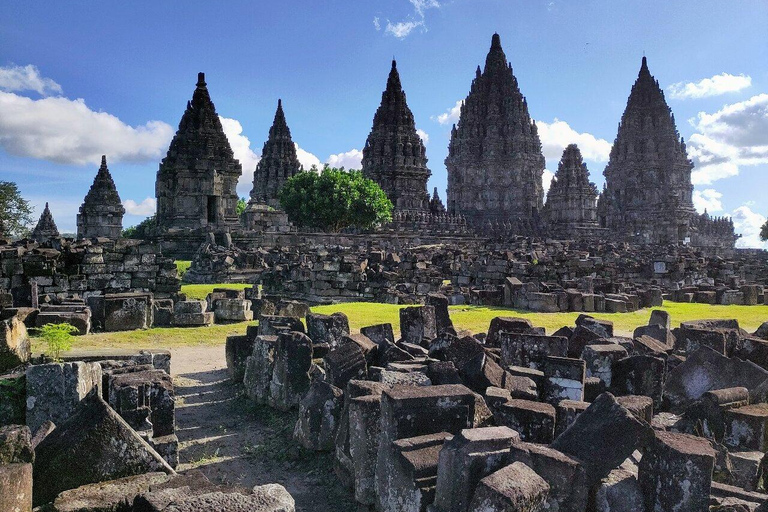 Yogyakarta: Borobudur Climb Up and Prambanan Private Tour Borobudur and Prambanan Private Tour With Ticket