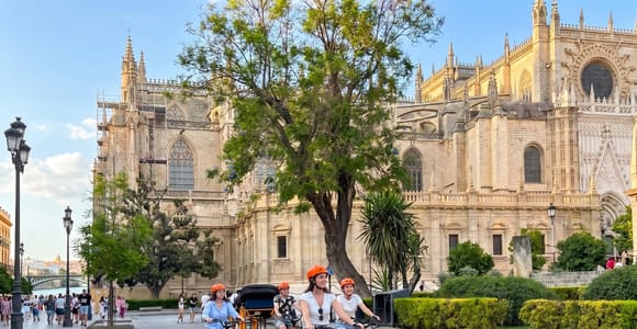 Seville: Interactive Bike Tour with Hidden Gems