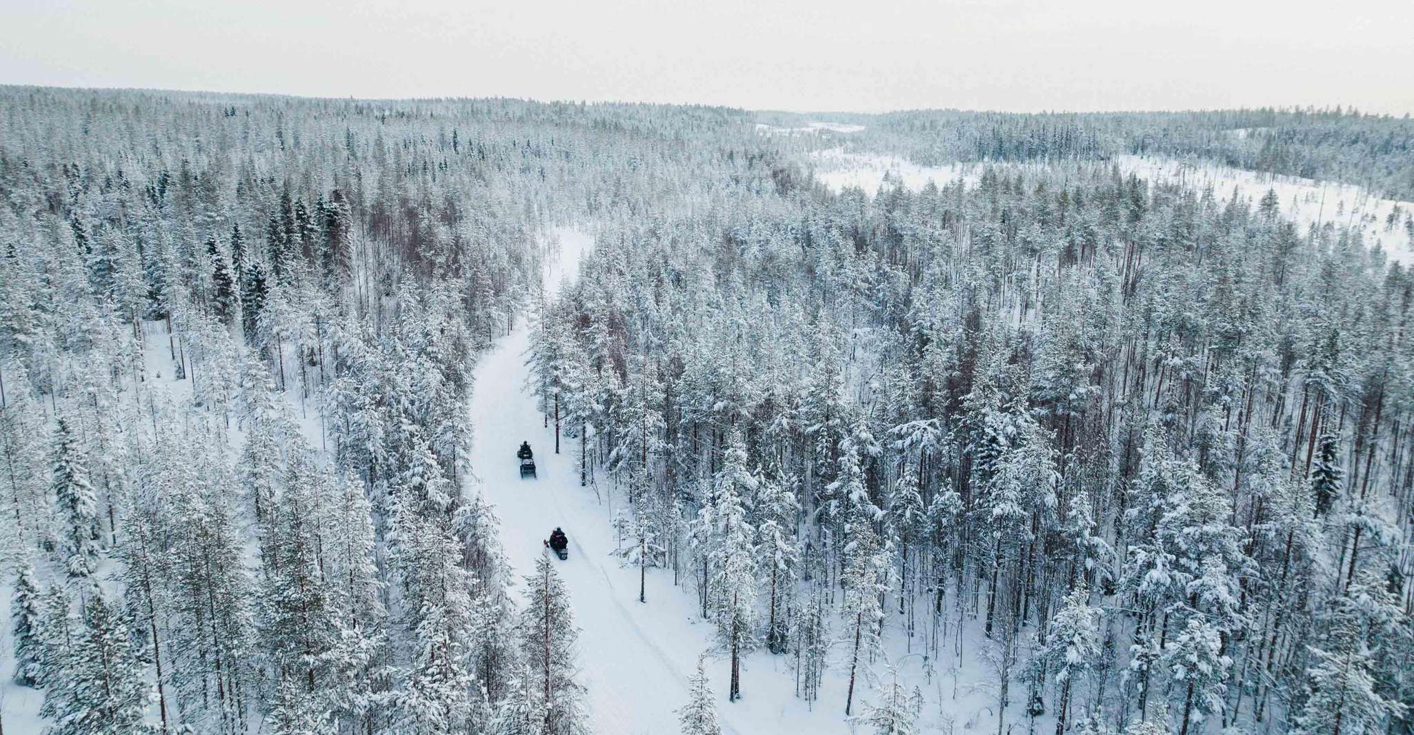 Rovaniemi, pêche sur glace et motoneige Safari Combo Day - Hizvo