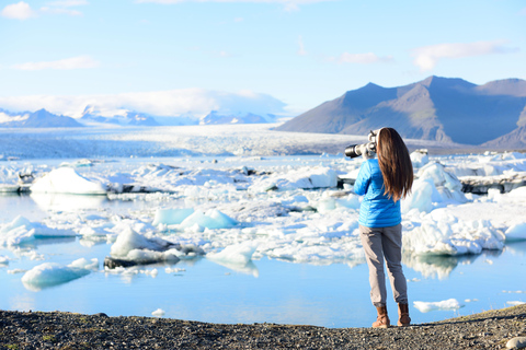 Tour particular pela Glacier Lagoon e Diamond BeachTour particular em um veículo de 1 a 6 lugares