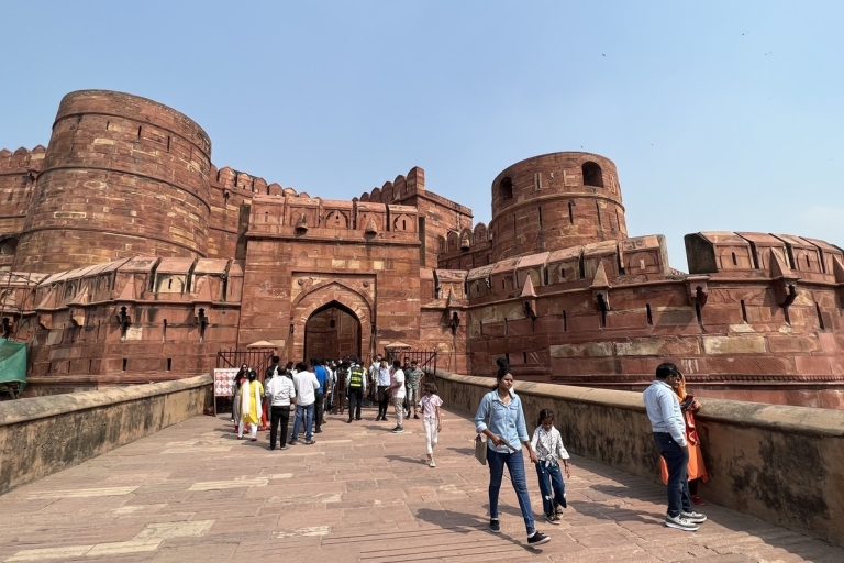 Delhi: Taj Mahal, Sunrise en Agra Fort, privé dagtochtAlleen auto, chauffeur en gids