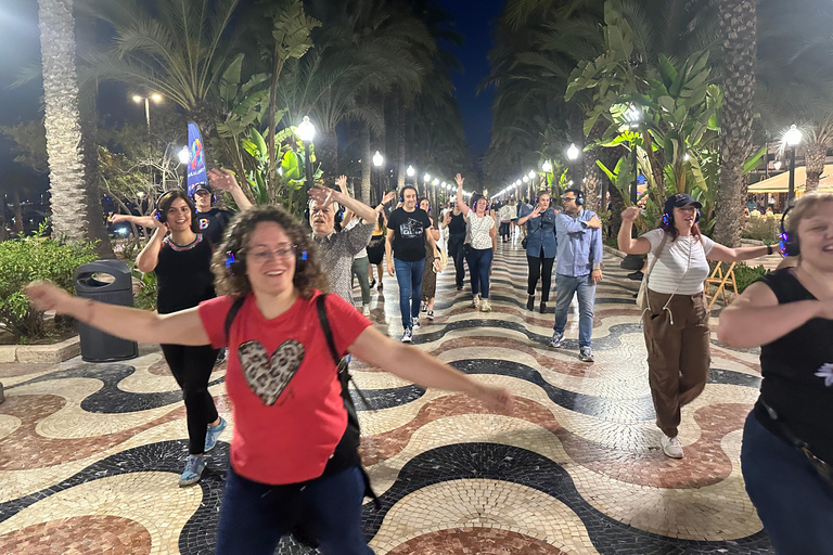 Alicante: BAILALOPARTY/ Silent Party Walking Tour