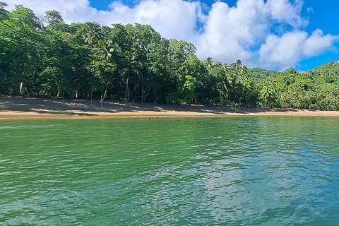 Snorkel e churrasco na costa