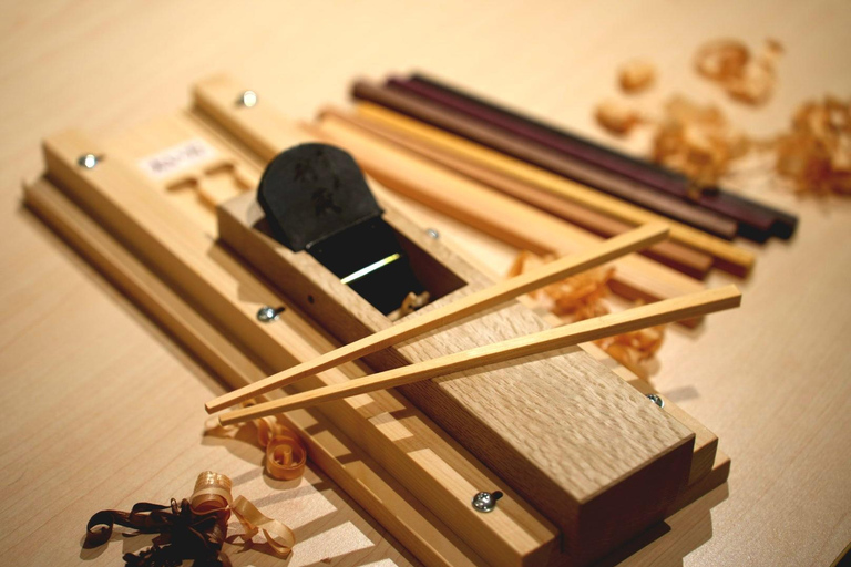 Chopstick Making Workshop in Shinsaibashi, Osaka