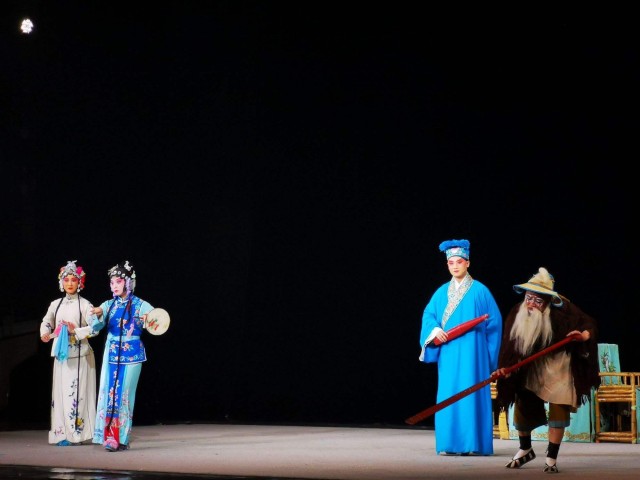 Visit Sichuan opera show at JinJiang theater in Chengdu, China